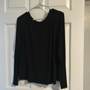 Joy Lab Ribbed Split Back Shirt
